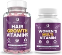 Mamiz Love Postpartum Hair Loss Vitamina - Biotin Gummies for Hair Growth, Radiant Skin and Strong Nails Plus Womens Daily Multivitamins for Women's Health, Energy, Focus and Mood