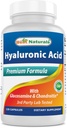 Mejores Naturales Ácido Hialurónico 100 mg 120 cápsulas - Apoyo Juntas Saludables y Esquí Juvenil (859375002702)
