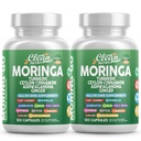 Moringa Powder Capsules + Turmeric Moringa Leaf Ceylon Cinnamon Ashwagandha Ginger Tart Cherry Boswellia Quercetin Garlic Saffron Nettle Black Pepper Moring-Go Suplemento Por Clean Nutra (2)