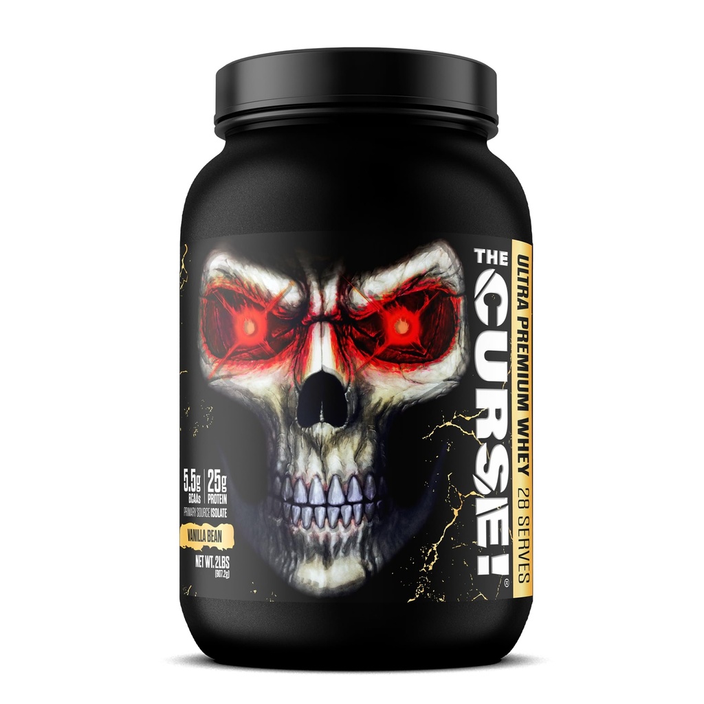 ¡JNX lanza la maldición! Ultra Premium Whey Protein Powder Vanilla Bean 2lb tención 25g Protein Por Serve, Fuente Primaria Whey Isolate
