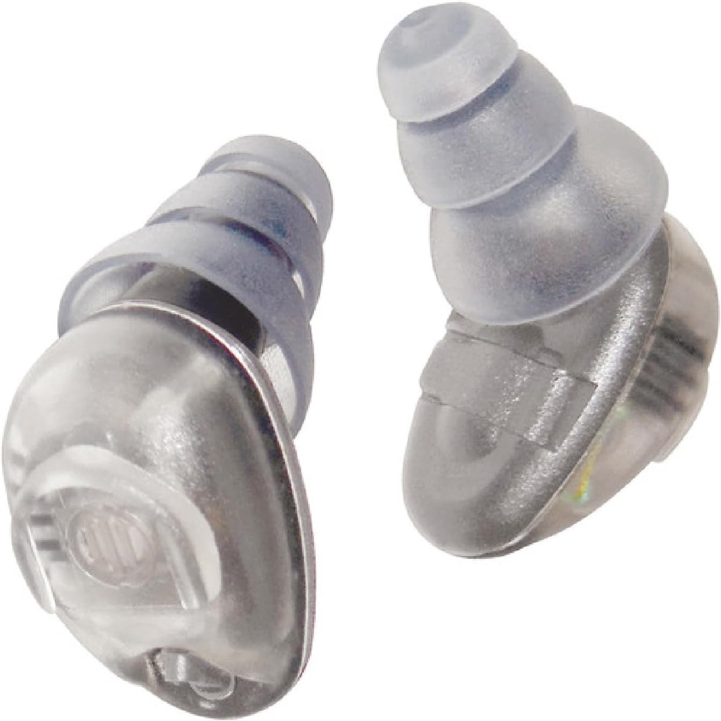 Etymotic MusicPro - Earplugs Musicales Electrónicos de alta fidelidad con Protección de Audiencia Activa - Incluye múltiples estreñimientos para la Fit Universal
