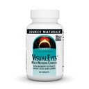 Fuente Naturales Ojos Visuales Suplemento dietético - Complejo Multi-Nutrient con Extracto de Bilberry, Ácido Lipóico y Luteína - 60 Tabletas