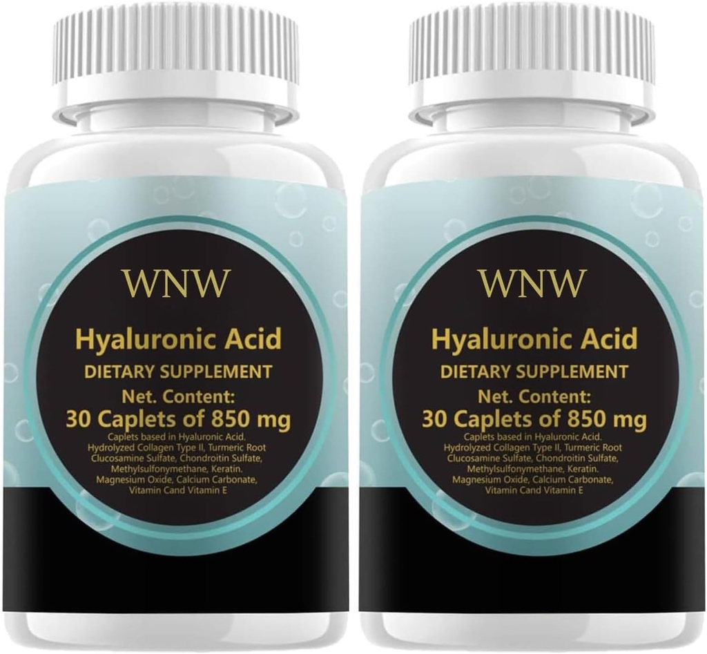 Nuevo Hialurónico-Acido 30 Caplets 850 mg (2PCS)