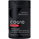 Sports Research® CoQ10 w/Bioperine®, 120 Count Plantgels™