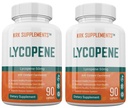 2 Botellas Lycopene 50mg 180 Capsules Total