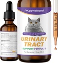 Apoyo a la tractrinaria para gatos - Tratamiento UTI para gatos - Salud del tracto urinario, Alivia cristales urinarios, Riñón y Apoyo a la Vejiga Suplemento, 2 oz CATNEW