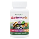NaturalezasPlus Animal Desfile Multivitamina para Niños Libres de Azúcar - Cereza surtida, Grape & Orange Flavors - Pack de 2, 90 Tabletas Chewable - 90 Total Servings