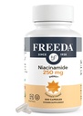 Freeda Niacinamide - Vitamina B3 Niacinamide 250 mg - Vegetariano No Flush Niacina Fórmula - B3 Vitaminas Niacinamida Suplemento - Niacina Flush Suplemento Niacina Suplemento Vitamina B3 Nicotinamide, 500 cápsulas