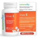 NatureCity True-E Full Spectrum Tocotrienols Vitamina E &amp; Natural Alpha Tocopherol Suplemento ← Vitamina sostenible E Tocotrienols de Evnol Suprabio ← Non-GMO Vitamin E Complex tención 60 Soft gels