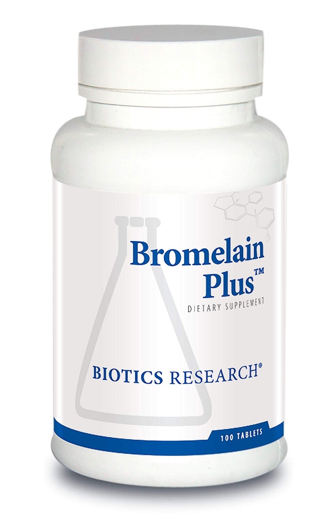 Biotics Research Bromelain Plus Lactose Free Dairy Free Digestive Support, Supports Healthy and Balanced Physiological Pathways, Muscle Relax and Comfort, Bromelain 2500 MCU g, Papain 100 Tablets