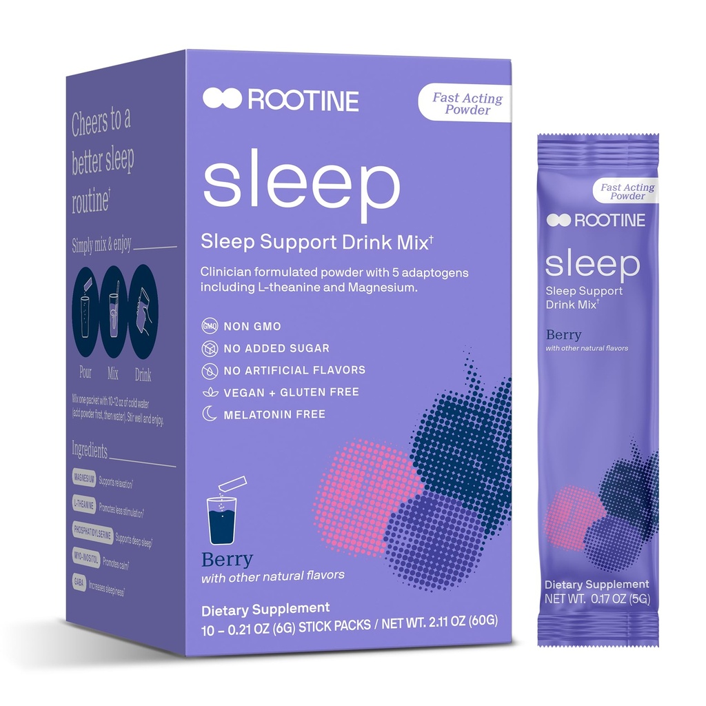 Suplemento de sueño, Melatonin-Free Magnesium Calm Powder, GABA, L-Theanine, Myo-inositol, Calm Sleep Drink Mix to Help Relax, Sleep Powder, Magnesium Powder para dormir, Super Calm Drink Mix 10pk