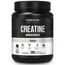 Jacked Factory Creatine Monohydrate Powder 1000g - 5g Daily Micronized Creatine Monohydrate for Men and Women, Vegan-Friendly, Third-Party Tested - 200 Servings, Unflavored
