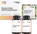 Chill Out Bundle   Myo Inositol &amp; D Chiro Inositol ← KSM 66 Ashwagandha Suplementos ← Premium Bioavailable Daily Multivitamin for Women with Iron and Folate ← Orgánica Roasted Dandelion Root Tea