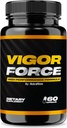NutraRize Vigor Force for Men, High Performance Male Capsules, All Natural Dietary Supplement for General Health and Wellness, Official Pills 50 Review (60 Capsules)