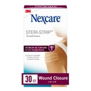 Nexcare Steri-Strip Wound Closure, Breathable Strips Hold Small Wounds Firmly Cerrada, Great After Sutures o Staples - 30 Wound Closures