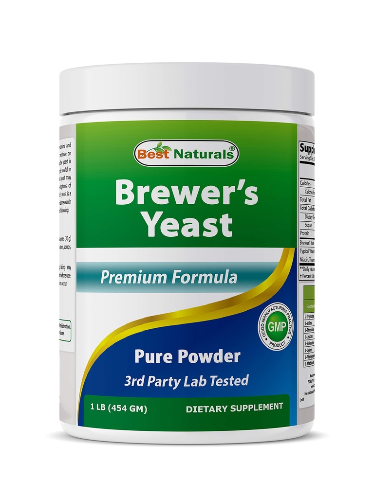 Best Naturals 100% Pure Brewers Yeast Powder - 16 oz - Supports for increased Breast Milk Supply During Breastfeeding, Lactation, Digestive Health