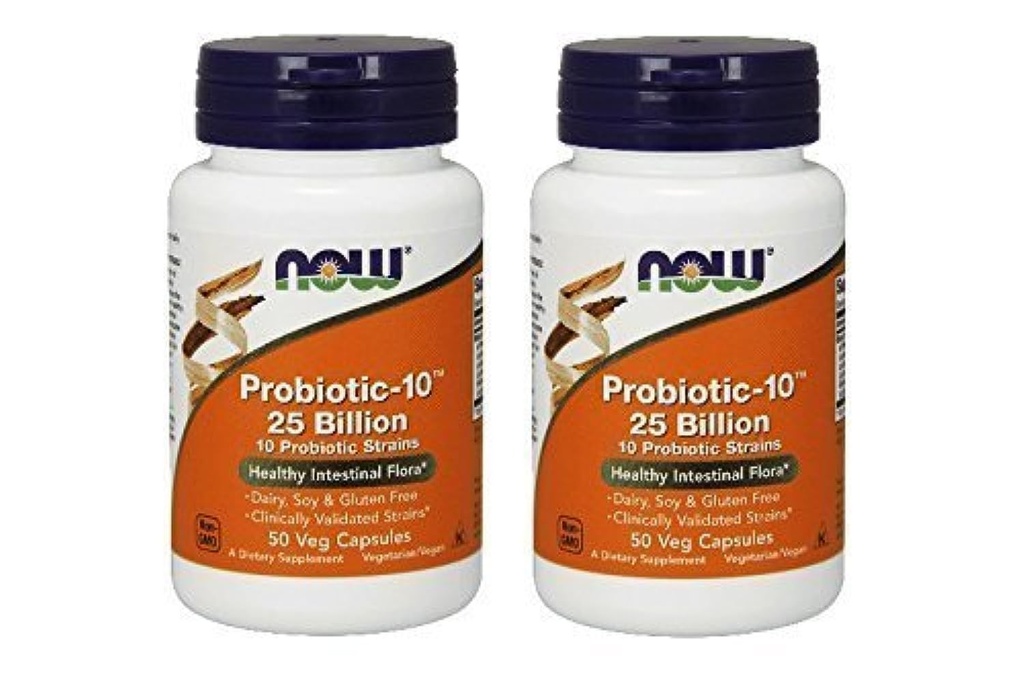 Probiótico-10 25 billón, 50 cuenta (Pack of 2)