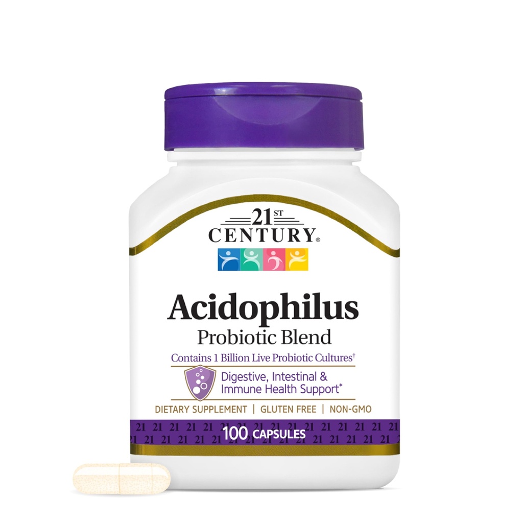 21st Century Acidophilus Capsules, 100 Conde (21339)