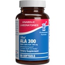 Alfa Lipoic Acid 300mg - Suplemento de Fórmula Clínica ALA para el cerebro del ojo del hígado Mitocondria Energy Antioxidant &amp; Nerve Support - Non-GMO Soy Gratis &amp; Swallow Softgels - 60 Servings