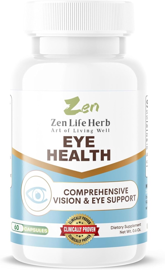 Salud Ocular con Panax Notoginseng Astaxanthin Lutein y Zeaxanthin (60 cápsulas)