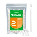 wananfu Tamaño 2 Empty Capsules Vegetariano (500 Conde) Agrupo con 2 cucharas de laboratorio, Cucharillas de verduras limpias Tamaño 2 para hacer sus propios suplementos