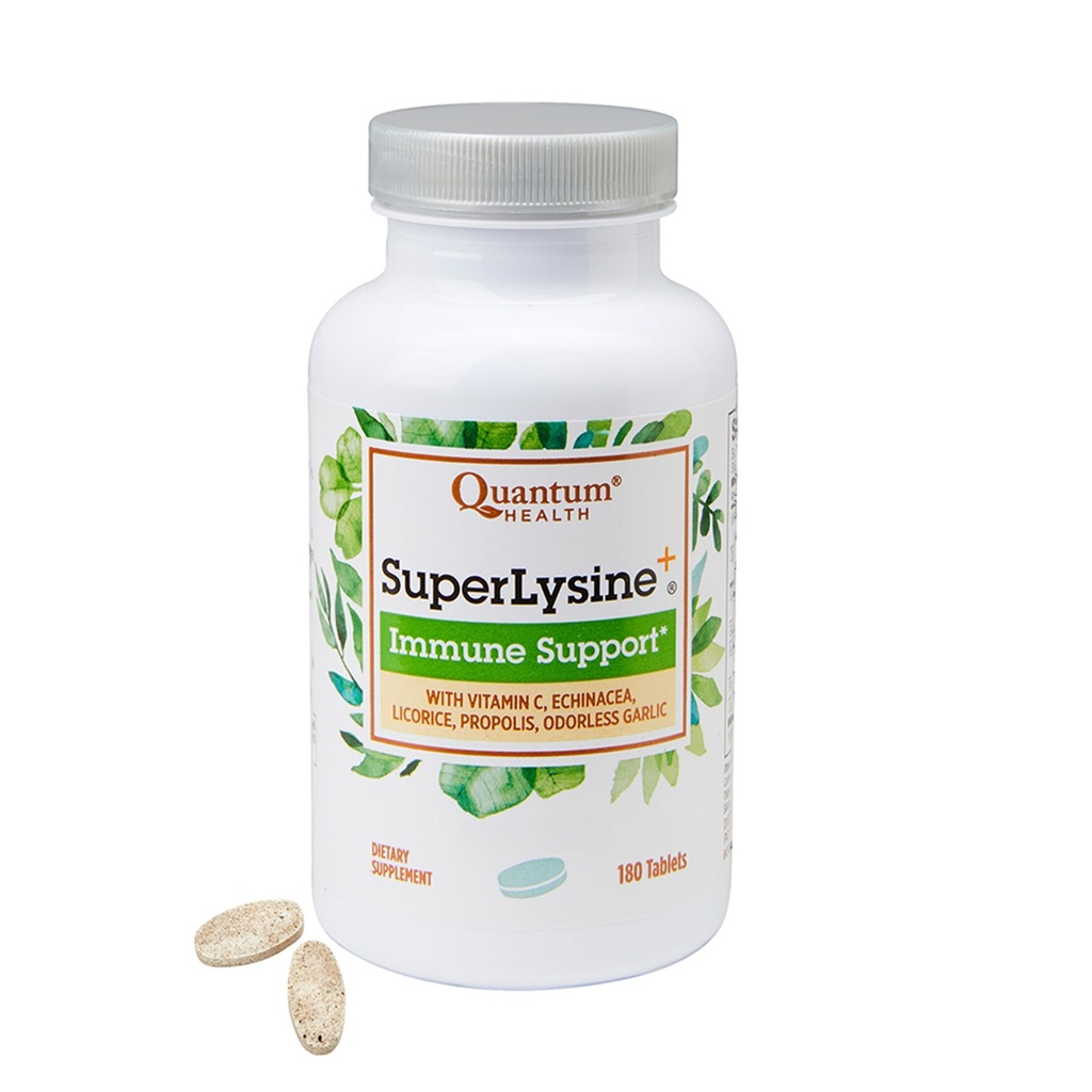 Quantum Amino Acid Super Lysine Plus Tablet - 180 Tabletas por paquete - 3 por caso.
