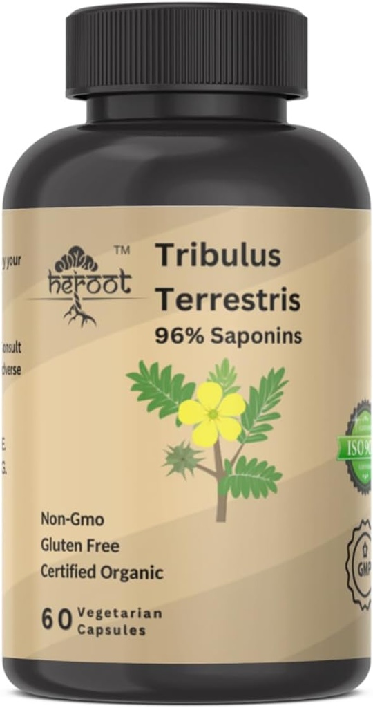 Suplemento de Tribulus Terrestris para hombres y mujeres (Pack of 120 Capsule)
