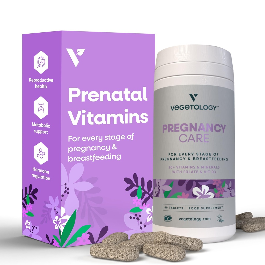Vitaminas de Embarazo para Mujeres – Vitamina Prenatal " Vitaminas Postnatales para las madres de lactancia w/20+ Vitaminas, Folato " Más – Vitaminas Prenatales Veganas para cada etapa del Embarazo (60 Ct)