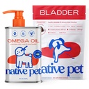 Aceite de pescado para perros para soportar la picazón de la piel + la movilidad TEN 60 Chews " 8 Oz