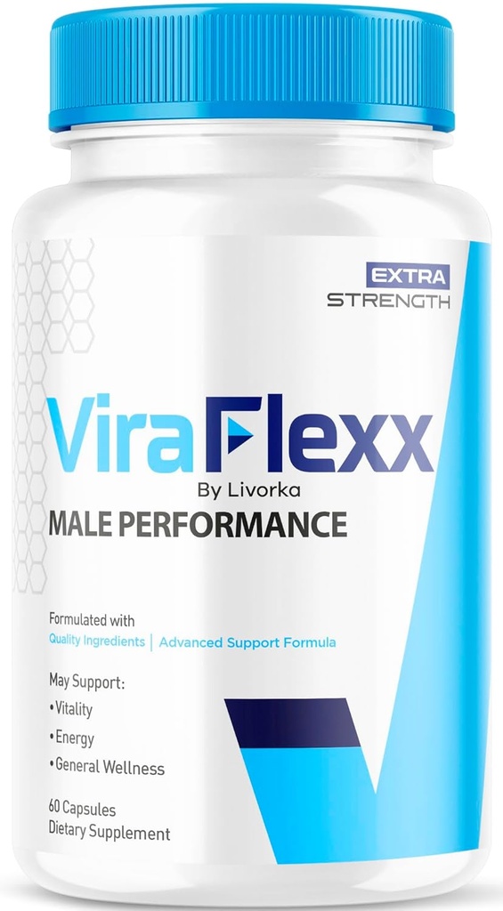 ViraFlexx Pro Capsules for Hombre, Oficial ViraFlex Pro Male Pills Support All Natural Premium Advanced Formula, ViraFlex Supplement Support, Vira Flexx Reseñas, 60 cápsulas para 1 Mes