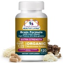 Cáncer Ciencias Suplementos cerebrales para la memoria y el foco - 1.500mg Suplemento de seto de salud cerebral para adultos " mayores - alta potencia 40% Beta-Glucans para el apoyo inmunológico " vitaminas, 120 cápsulas