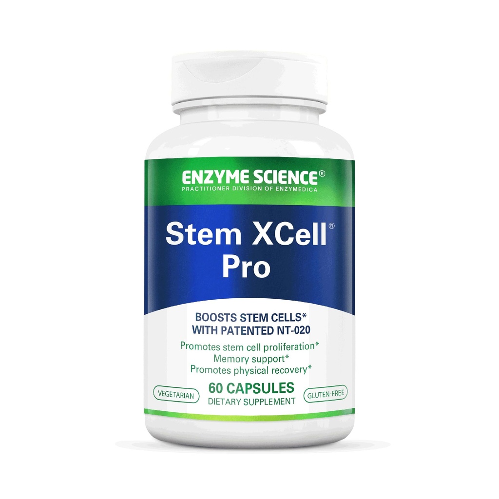 Enzyme Science, Stem XCell Pro, Antioxidant Support for Cellular &amp; Immune Health, Stem Cell Health Supplement, 60 Capsules