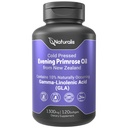 Naturalis Evening Primrose Oil (1300mg) ← 100% natural de Nueva Zelanda ← Non-GMO, Soy &amp; Gluten Free, Zero Filler TEN 120 Softgels