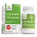 Terry Naturalmente Andrographis y Ashwagandha - Immune System Support Supplement - Support Energy & Healthy Stress Response - Energy Support Supplement - 60 Capsules (60 Servings)
