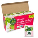Medicinales Tradicionales Tea, Hoja de Fresa Orgánica, Cascos Menstruales de Asas, Soporta un embarazo saludable, 48 Bolsas de té (3 Pack)