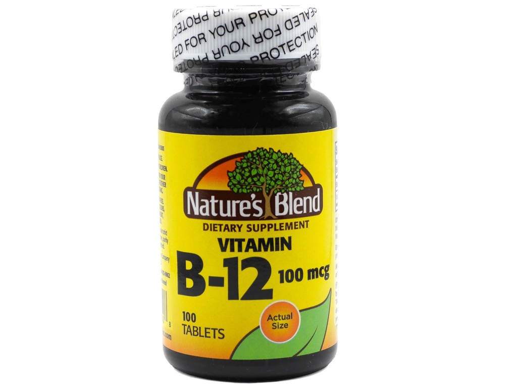 NAT B Vitamina B-12 TB 100MCG 100