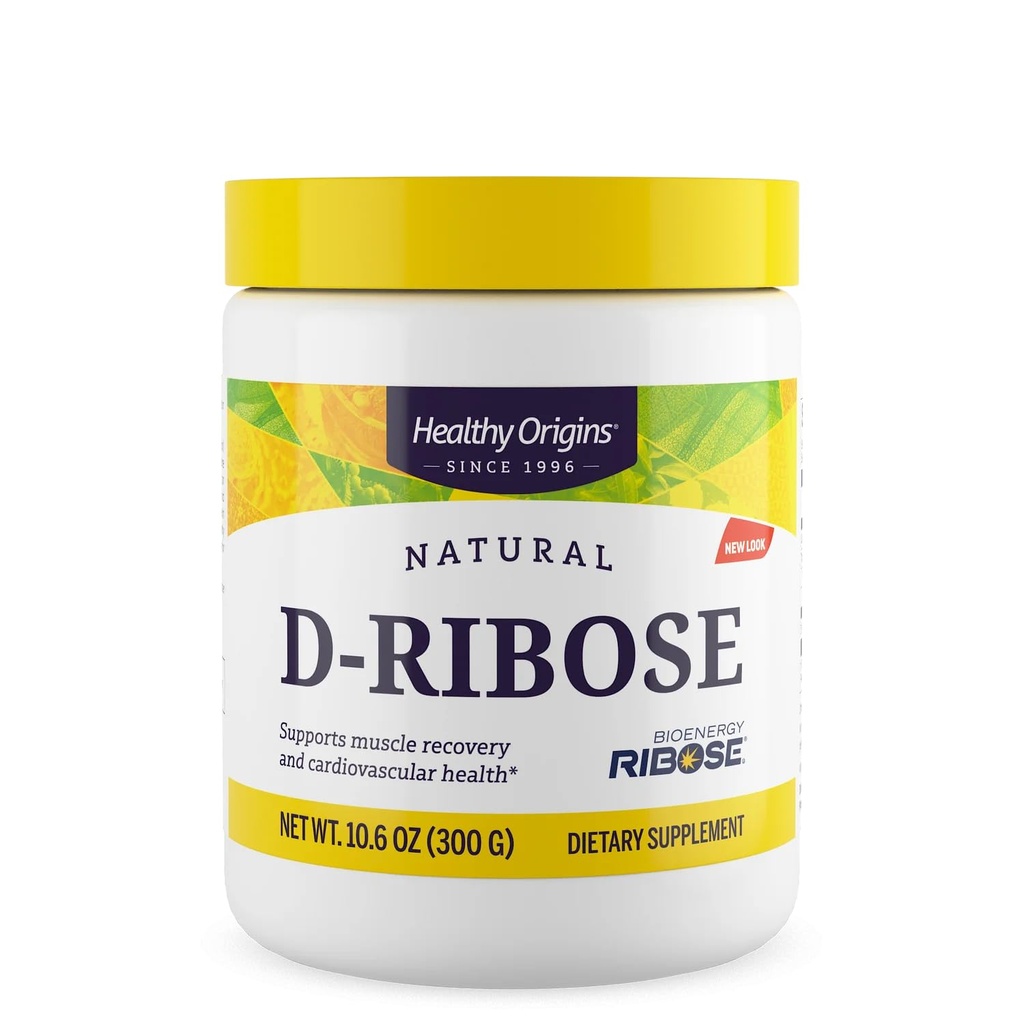 Orígenes saludables D-Ribose Powder (BioEnergy, Non-GMO, Gluten Free, Energy Support, Heart Support), 10.6 Ounce