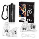 Hearprotek Concert Ear Plugs, 2Pairs Reusable high Fidelity Musician Ear Plugs for Concerts Loud Music-Noise Reduction Ear Protection para Rave,Festival,Music,Tinnitus Relief