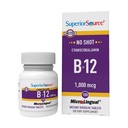 Fuente Superior No Zapato Vitamina B-12 Cyanocobalamin 1000 mcg - Vitamina B-12 para apoyar la producción de energía, la salud cerebral " Wellness general - Tabletas sublinguales - 100 Tabletas dissolvables