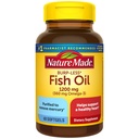 Aceite de pescado de propina 1200 mg, 60 Softgels, aceite de pescado Omega 3 suplemento para la salud cardíaca
