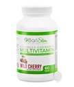 BariSlim Advanced Chewable Tablas multivitamínicas - Vitamina Bariatrica y Suplemento para Cirugía Post-Bariatrica Incluye Bypass Gástrico y Sleeve Gástrico TENIDO Cereza Silvestre (60 Cuenta)