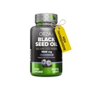 ORZAX Black Seed Oil Cold Pressed 100% Pure ← Non-GMO - Rich in Omega 3 6 9 " Thymoquinone ← Black Cumin Nigella Sativa Oil for Immune Support, Hair, Skin, Face (1000 mg - 90 Softgel Capsules)