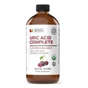 Productos naturales completos Uric Acid Complete - 16oz Suplemento líquido para apoyar Uric Acid Cleanse, Kidney Health " Circulation with Apple Cider Vinegar, Tart Cherry, " Beet Root.