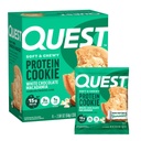 Quest Nutrition White Chocolate Macadamia Protein Cookie, 15g Protein, 1g Sugar, 2g Net Carbs, Keto Friendly, High Protein, Low Carb; 4 Cuenta