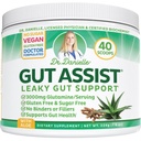 Leaky Gut Support Powder ← L-Glutamine Gut Lining Digestive Drink Mix Silencio Gluten-Free Doctor Crafted Botanical Formula ← Gut Assist by Dr. Danielle