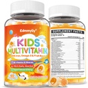 Gummies multivitamínicos para niños - Vitaminas A D3 K2, Metilizado B-Complex con Omega-3, Hierro para Immune &amp; Development Support - Orgánica de sabor mixto multivitaminas para niños diariamente - Sugar Gratis &amp; Vegan