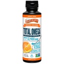 Omega total de Barlean 3 6 9 Naranja Crème suplemento de aceite de pescado líquido con aceite de borrado y licuado, 2.400 mg de Omegas EPA y DHA Plus GLA para salud conjunta y cardíaca, 8 oz