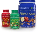 Balance de la naturaleza Sistema integral de salud - Frutas enteras de alimentos " verduras y fibra " suplementos de especias - 30 servicios cada uno