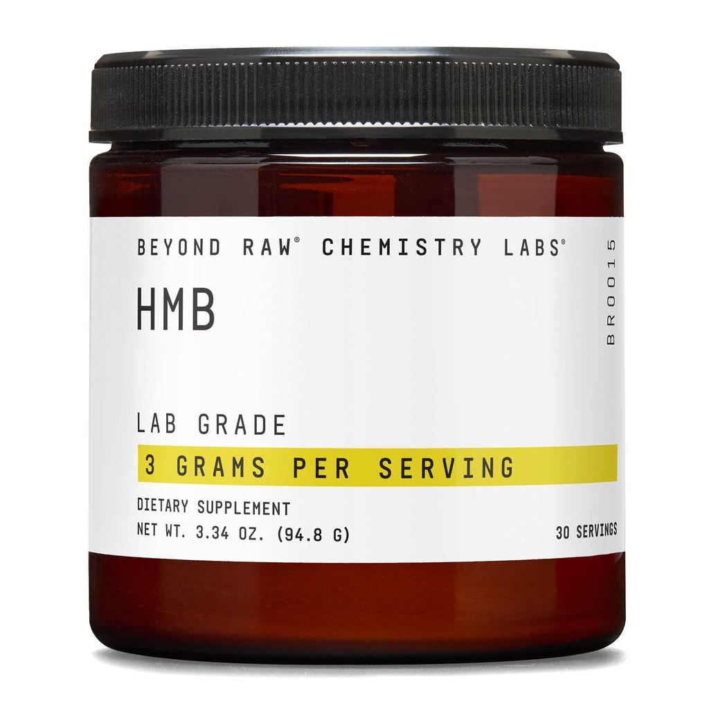 BEYOND RAW Laboratorios de química HMB Polvo, Aumentar el rendimiento, 30 Servimientos
