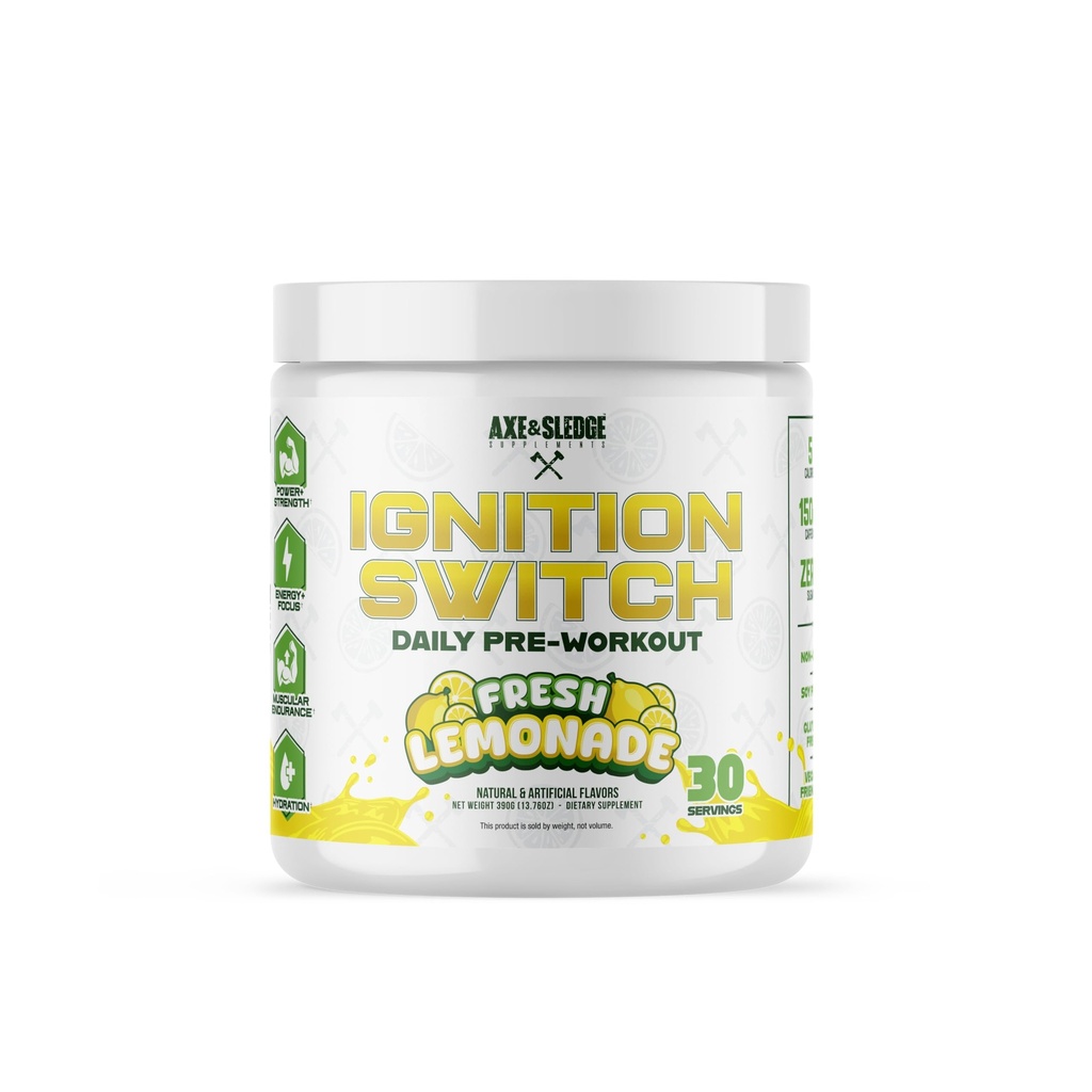 Axe &amp; Sledge Ignition Switch preworkout ← Fresh Lemonade